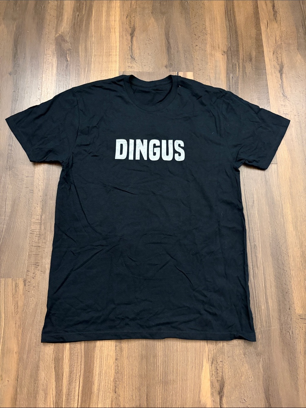 Dingus Black Graphic T-Shirt Men's Casual Tee Size Medium